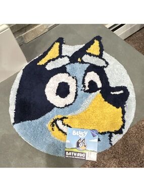 Bluey Round Bath Rug